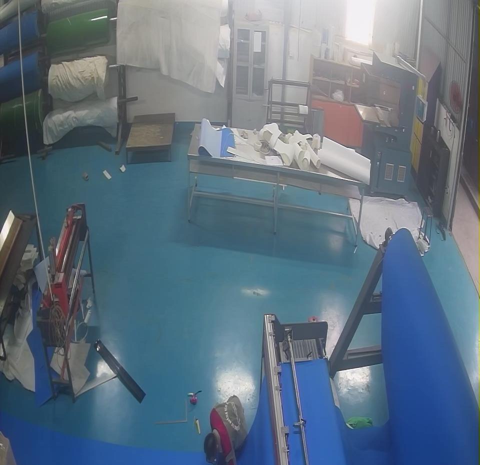 Kho cuộn băng tải PU, PVC tại xưởng